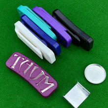 Load image into Gallery viewer, 1PC Billiard Chalk Storage Box With Hanging Clip Iron Round Square Chalk Clip Magnetic Absorption Billiard Supplies