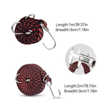 Load image into Gallery viewer, Motorcycle Luggage Elastics Rubber Luggage Rope Cord Hooks Rope Tie Bicycle Roof Rack Strap Fixed Band Accessories