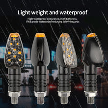 Load image into Gallery viewer, 2Pcs 9LED Motorcycle Turn Signal Lights Indicator Blinker Side Lights Front&Rear Motorbikes For Kawasaki Yamaha Honda Suzuki