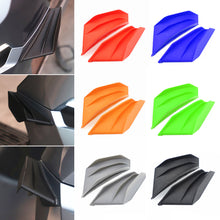 Load image into Gallery viewer, 2Pcs Motorcycle Spoiler Wing Winglet Aerodynamic Decoration Sticker For Suzuki Honda Yamaha SMAX155 Kawasaki