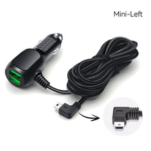 Load image into Gallery viewer, Dual USB Car Charger With Micro USB Type C Cable QC3.0 Fast Charging For Phone 12V/24V Cigarette Lighter Sockets