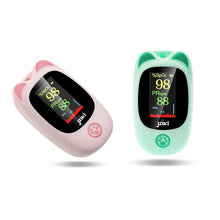 Load image into Gallery viewer, Children's Oximeter Finger Clip Pulse Heart Rate Monitoring Oximeter Household Saturometer Health Care Blood Pressure Child