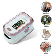 Load image into Gallery viewer, Blood Oximeter Finger Clip Type Medical Blood Oxygen Saturation Detector Household Finger Pulse Heart Rate Monitor Meter