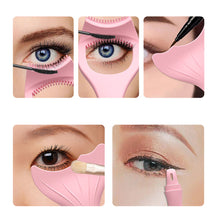 Load image into Gallery viewer, Multifunctional Eyeliner Aid Eyeliner Eye Makeup Eyelash Beauty Tools Silicone Eyeliner Aid Lazy Quick Makeup Tool