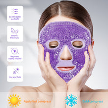 Load image into Gallery viewer, Cold and Hot Facial Mask Mask for Recovery After Facial Surgery Comfortable Portable Face Care Mask Ice Pellets Face Mask