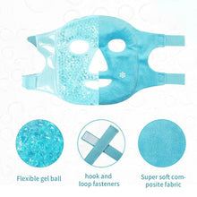 Load image into Gallery viewer, Cold and Hot Facial Mask Mask for Recovery After Facial Surgery Comfortable Portable Face Care Mask Ice Pellets Face Mask