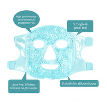 Load image into Gallery viewer, Cold and Hot Facial Mask Mask for Recovery After Facial Surgery Comfortable Portable Face Care Mask Ice Pellets Face Mask