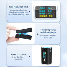 Load image into Gallery viewer, Finger Clip Oximeter Blood Oxygen Saturation Detector Household Medical Health Monitoring Oximeter Health Care