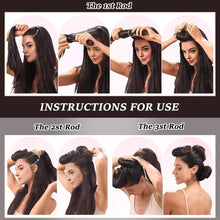 Load image into Gallery viewer, Heatless Curling Rod Headband Lazy Hair Curlers No Heat Hair Rollers Curls Sleeping Soft Flexi Rods with Hook Hair Styling Tools