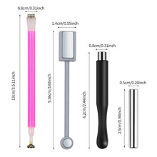 Load image into Gallery viewer, 4Pcs/set Multi Functional Nail Art Magnet Stone Crystal Pattern Cat's Eye Nail Art Magnetic Bar Nail Enhancement Tool