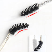 Load image into Gallery viewer, 50pcs Disposable Test Tube Crystal Stem Eyelash Brush Replaceable Dust-proof Sparkling Diamond Makeup Eyelash Mascara Brush