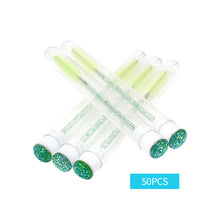 Load image into Gallery viewer, 50pcs Disposable Test Tube Crystal Stem Eyelash Brush Replaceable Dust-proof Sparkling Diamond Makeup Eyelash Mascara Brush