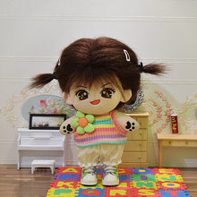 Load image into Gallery viewer, 20CM Doll Rompers Cartoon Plush Doll Replacement Outfit Playing House Accessories Mini Clothes
