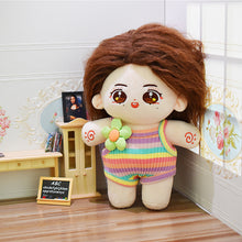 Load image into Gallery viewer, 20CM Doll Rompers Cartoon Plush Doll Replacement Outfit Playing House Accessories Mini Clothes