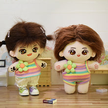 Load image into Gallery viewer, 20CM Doll Rompers Cartoon Plush Doll Replacement Outfit Playing House Accessories Mini Clothes