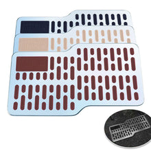 Load image into Gallery viewer, Z Shape Car Foot Rest Pedal Board Floor Carpet Mat Anti-slip Stainless Steel Heel Pad Black Beige Brown For Car Truck SUV