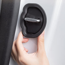 Load image into Gallery viewer, 4Pcs Silicone Car Door Mute Damping Cushion Anti-collision Lock Buckle Protective Cover for Tesla Model 3 Model Y