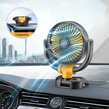 Load image into Gallery viewer, 5V/12V/24V Electric Car Cooler Low Noise USB Folding Car Cooling Fan 360 Rotation Automobile Air Cooler for Auto SUV Summer