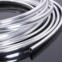 Load image into Gallery viewer, 3m/4m/5m/6m Car Door Edge Scratch Air Conditioning Automotive Output Decoration Strip Grid Moulding Trim Protector Chrome DIY U Style