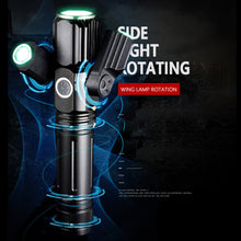 Load image into Gallery viewer, 1PC 3LED Bicycle Headlights T6 Aluminum Alloy Strong Light Highlighting Airplane Shaped Lights Outdoor Night Riding Set