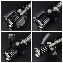 Load image into Gallery viewer, 1PC 3LED Bicycle Headlights T6 Aluminum Alloy Strong Light Highlighting Airplane Shaped Lights Outdoor Night Riding Set