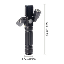 Load image into Gallery viewer, 1PC 3LED Bicycle Headlights T6 Aluminum Alloy Strong Light Highlighting Airplane Shaped Lights Outdoor Night Riding Set