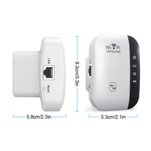 Load image into Gallery viewer, WIFI Repeater Wireless Signal Amplifier 300M Network Enhancer Home Router - US/EU Regulations