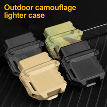 Load image into Gallery viewer, Outdoor Tactical Lighter Camouflage Storage Box Waterproof Fall-Proof Zippo Liner Protective Shell Adapts To MOLLE System