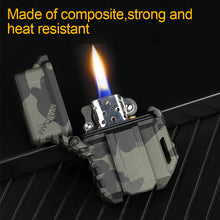 Load image into Gallery viewer, Outdoor Tactical Lighter Camouflage Storage Box Waterproof Fall-Proof Zippo Liner Protective Shell Adapts To MOLLE System
