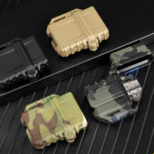 Load image into Gallery viewer, Outdoor Tactical Lighter Camouflage Storage Box Waterproof Fall-Proof Zippo Liner Protective Shell Adapts To MOLLE System
