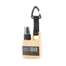 Load image into Gallery viewer, 80ML Outdoor Tactical Spray Bottle Portable Alcohol Disinfectant Press Dispenser Bottle With Buckle Outdoor Camping Trip Hiking Supplies