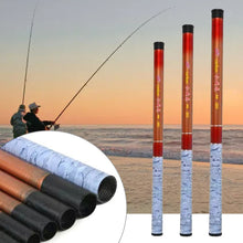 Load image into Gallery viewer, 1.8/2.1/2.4M Retractable Ultra-Short Fiberglass Rod Portable 38.5CM Stream Fishing Rod Fishing Supplies