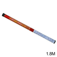 Load image into Gallery viewer, 1.8/2.1/2.4M Retractable Ultra-Short Fiberglass Rod Portable 38.5CM Stream Fishing Rod Fishing Supplies