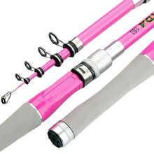 Load image into Gallery viewer, 1.5/1.8M Portable Retractable Lure Fishing Rod Ultra-Short Section 38CM FRP Fishing Rod