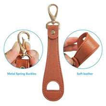 Load image into Gallery viewer, 1PC PU Leather One-Piece Bag Hanging Buckle Summer Sunhat Cap Hands-Free Storage Clip