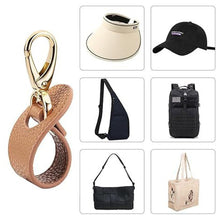 Load image into Gallery viewer, 1PC PU Leather One-Piece Bag Hanging Buckle Summer Sunhat Cap Hands-Free Storage Clip