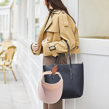Load image into Gallery viewer, 1PC PU Leather One-Piece Bag Hanging Buckle Summer Sunhat Cap Hands-Free Storage Clip