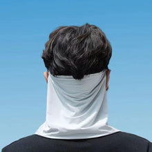 Load image into Gallery viewer, UPF50+ Full Face Ice Silk Sunscreen Mask Solid Color Shoulder Neck Protective Mask Outdoor Riding Fishing UV Protection Equipment