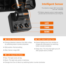 Load image into Gallery viewer, LED Motion Sensor Floodlight Outdoor Wall Light White Light 50W 30W 20W 10W IP66 Waterproof LED Spotlight For Garden