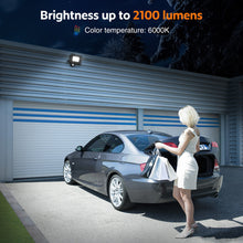 Load image into Gallery viewer, LED Motion Sensor Floodlight Outdoor Wall Light White Light 50W 30W 20W 10W IP66 Waterproof LED Spotlight For Garden