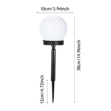 Load image into Gallery viewer, Solar Powered LED Bulb Lamp Energy Light Waterproof Outdoor Garden Light Street Solar Panel Ball Lights Lawn Yard Lamp