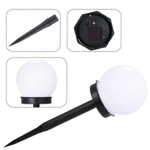 Load image into Gallery viewer, Solar Powered LED Bulb Lamp Energy Light Waterproof Outdoor Garden Light Street Solar Panel Ball Lights Lawn Yard Lamp