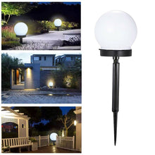 Load image into Gallery viewer, Solar Powered LED Bulb Lamp Energy Light Waterproof Outdoor Garden Light Street Solar Panel Ball Lights Lawn Yard Lamp