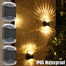 Load image into Gallery viewer, Waterproof LED Solar Lamp Outdoor Wall Garden Ambient Lighting Decoration Up & Down Night Lights Yard Fence Corridor Sunlight