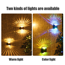 Load image into Gallery viewer, Waterproof LED Solar Lamp Outdoor Wall Garden Ambient Lighting Decoration Up & Down Night Lights Yard Fence Corridor Sunlight