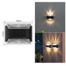 Load image into Gallery viewer, Waterproof LED Solar Lamp Outdoor Wall Garden Ambient Lighting Decoration Up & Down Night Lights Yard Fence Corridor Sunlight