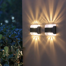 Load image into Gallery viewer, Waterproof LED Solar Lamp Outdoor Wall Garden Ambient Lighting Decoration Up & Down Night Lights Yard Fence Corridor Sunlight