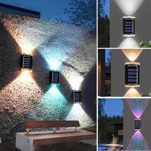 Load image into Gallery viewer, Waterproof LED Solar Lamp Outdoor Wall Garden Ambient Lighting Decoration Up & Down Night Lights Yard Fence Corridor Sunlight
