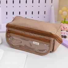 Load image into Gallery viewer, 1Pc Large Capacity Renovate Pencil Case Student Stationery Box College Style Zipper Pencil Bag Desk Organizer School Office Supplies Storage Bag