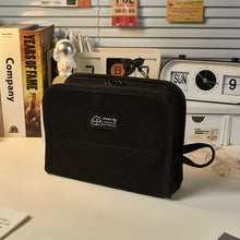 Load image into Gallery viewer, Canvas Pencil Case Aesthetic Large Capacity Pensel Box Large Capacity Girl Korean Style Pensil Bag Desk Organizer School Office Supplies Storage Bag